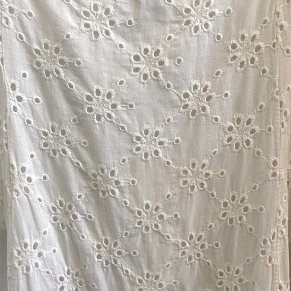 AE Puff Sleeve Eyelet Prairie Babydoll Mini Dress - Picture 5 of 6